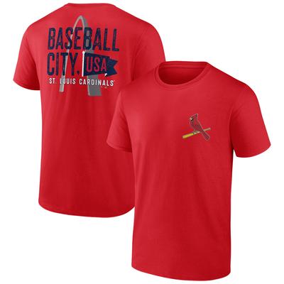 St. Louis Cardinals Baseball-Heimatstadt-Grafik-T-Shirt – Herren Image