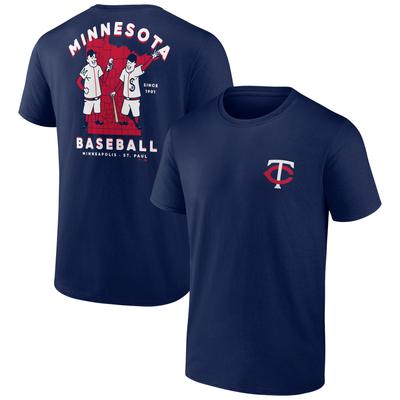 Minnesota Twins Baseball-Heimatstadt-Grafik-T-Shirt – Herren Image