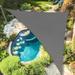 Artpuch 10 x10 x14 Sun Shade Sail Canopy Cover for Patio Outdoor 185GSM Triangle Backyard Shade Sail for Garden Playground Dark Grey