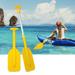 Clispeed 2pcs Adjustable Paddles Portable Aluminum Alloy Shaft Paddle Water Sports Paddles Surfing Paddles (Yellow)