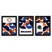Chicago Bears 12" x 16" Framed Minimalist Print Set