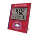 Keyscaper Montreal Canadiens Cross Hatch Personalized Digital Desk Clock