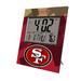 Keyscaper San Francisco 49ers Color Block Digital Desk Clock