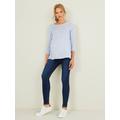 Skinny Leg Jeans with Narrow Belly Band, for Maternity dark blue