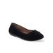 Women's Homebet Casual Flat by Aerosoles in Black Faux Suede (Size 12 M)