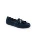 Women's Deanna Casual Flat by Aerosoles in Navy Faux Suede (Size 6 1/2 M)