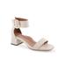 Women's Eliza Dressy Sandal by Aerosoles in White Leather (Size 7 M)