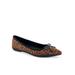 Women's Dumas Casual Flat by Aerosoles in Leopard Fab Suede (Size 10 M)