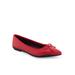 Women's Dumas Casual Flat by Aerosoles in Red Leather (Size 5 1/2 M)