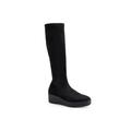 Women's Cecina Tall Calf Boot by Aerosoles in Black Faux Suede (Size 11 M)