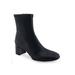 Wide Width Women's Corinda Bootie by Aerosoles in Black (Size 9 W)