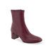 Women's Corinda Bootie by Aerosoles in Pomegranate Pewter Leather (Size 7 M)