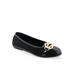 Women's Big Bet Casual Flat by Aerosoles in Black Faux Suede (Size 5 M)