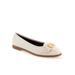 Women's Bia Casual Flat by Aerosoles in Eggnog Leather (Size 8 M)