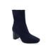 Women's Miley Bootie by Aerosoles in Navy Stretch (Size 7 M)