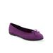 Women's Homebet Casual Flat by Aerosoles in Purple Faux Suede (Size 9 M)