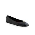 Women's Piper Casual Flat by Aerosoles in Black Leather (Size 10 M)