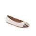 Women's Piper Casual Flat by Aerosoles in Eggnog Leather (Size 9 M)