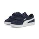 Sneaker PUMA "Smash 3.0 Suede Sneakers Kinder" Gr. 31, blau (navy white blue) Kinder Schuhe Trainingsschuhe