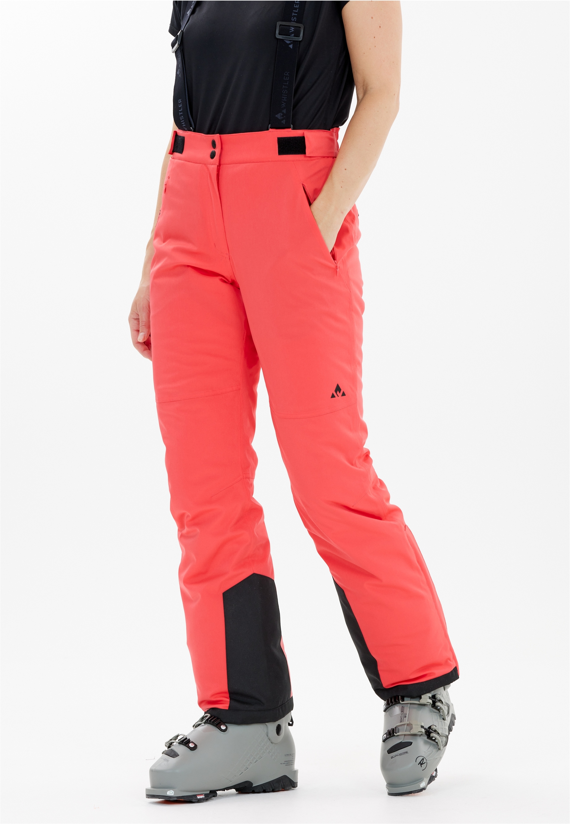 Skihose WHISTLER "YARRA", Damen, Gr. 46, EURO-Größen, pink, 94% Polyester, 6% Elasthan, mehrfarbig, lang, Hosen, mit wasserdichter 3-Lagen-Membran Image