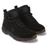 Stiefel DC SHOES "Mutiny", Gr. 7,5(40), schwarz (schwarz, schwarz, schwarz), Obermaterial: Leder (Kuh) / Futter: Textil / Außensohle: Gummi, Schuhe
