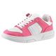 Plateausneaker TOMMY JEANS "TJW SKATE SNEAKER MAT MIX" Gr. 40, pink (pink, weiß) Damen Schuhe Sneaker