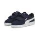 Sneaker PUMA "Smash 3.0 Suede Sneakers Kinder" Gr. 25, blau (navy white blue) Kinder Schuhe Trainingsschuhe