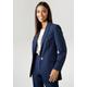 Longblazer ANISTON SELECTED Gr. 44, blau (dunkelblau) Damen Blazer Bestseller