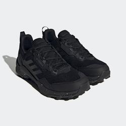 Wanderschuh ADIDAS TERREX "AX4", Gr. 44, schwarz (core schwarz, carbon, grau four), Synthetik, Textil, sportlich, Schuhe