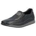 Slipper RIEKER Gr. 42, schwarz Herren Schuhe Slipper