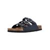 Sandale CRUZ "Santa", Damen, Gr. 42, blau (dunkelblau, blau), Polyurethane, Synthetik, casual, Schuhe Pantolette Schlappen, mit Kork- und Naturkautschuksohle