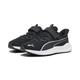 Sneaker PUMA "Reflect Lite Laufschuhe Kinder" Gr. 28, schwarz-weiß (black white) Kinder Schuhe Trainingsschuhe