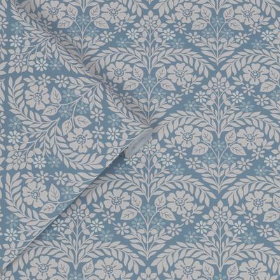 Vliestapete LAURA ASHLEY "Margam", blau, B:52m L:10m, Vlies, Tapeten, 10mx52cm Image