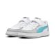 Sneaker PUMA "Mercedes-AMG PETRONAS Caven 2.0 Sneakers Kinder" Gr. 33, grün (white sheen green team silver gray) Kinder Schuhe Trainingsschuhe