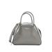 Prada Leather Satchel: Gray Bags