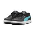 Sneaker PUMA "Mercedes-AMG PETRONAS Caven 2.0 Sneakers Kinder" Gr. 31, grau (black sheen green gray) Kinder Schuhe Trainingsschuhe