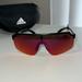 Adidas Accessories | Adidas Sport Sunglasses Sp0018 New, Very Comfy, Last One! | Color: Black/Red | Size: Os