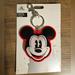 Disney Accessories | Mickey Mouse Disney Keychain | Color: Black/Red | Size: Os