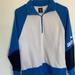 Nike Other | Nike Dry Fit Small Partial Zip In Front Blue, Black And White Sweatshirt | Color: Black/Blue | Size: Small