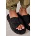 Free People Shoes | Nwt Free People Black Two Days In Ibiza Terry Cloth Slides Size 8 New In Box | Color: Black | Size: 8