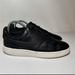 Nike Shoes | Nike Women’s Court Vision Low Sneakers Cd5434-002 Black Leather Sz 8.5 M 4 Box 1 | Color: Black/White | Size: 8.5
