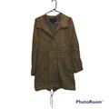 J. Crew Jackets & Coats | J. Crew Army Green Hooded Utility Jacket Size Xs | Color: Green | Size: Xs