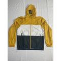 Nike Jackets & Coats | New Mens Medium Gold White Grey Nike Sb Windbreaker Jacket 938015 752 | Color: Gold/Gray | Size: M