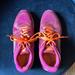 Nike Shoes | Nike Move Fit Athletic Shoes Only Worn A Few Times. Size 8.5 | Color: Orange/Purple | Size: 8.5