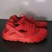 Nike Shoes | Nike Huarache Run Youth Sz 6 Boys 005307 Triple Red Running Athletic Sneakers | Color: Red | Size: 6b