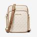 Michael Kors Bags | Michael Kors Jet Set Travel Medium Logo Crossbody Bag | Color: Brown/Cream | Size: Medium 9”W X 5.5”H X 1”D