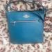 Coach Bags | Coach **Authentic**Teal Rowan Crossbody Bag W/Adjustable Strap. | Color: Green | Size: Os