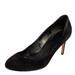 Gucci Shoes | Gucci Black Suede Slip On Pumps Size 37 | Color: Black | Size: 37.5