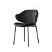 Armchair - Calligaris Holly Upholstered Armchair Polyester/Microfiber/Microsuede in Black | 29.75 H x 27.63 W x 26.5 D in | Wayfair