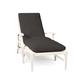 Summer Classics Croquet Aluminum 78.38" Long Reclining Single Chaise w/ Cushions Metal in White | Outdoor Furniture | Wayfair 333394+C0143120W3120